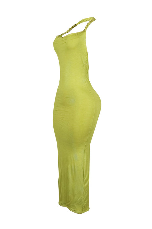 Evelynn Twisted Halter Multi Way Maxi Dress